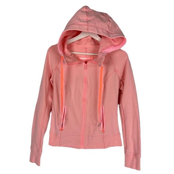 Lululemon Rejuvenate Hoodie size 8 Bleached Coral has a spot - Picture 4 of 11